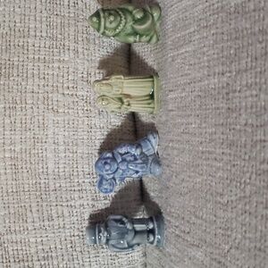 Vintage Wade 4 Figurines Red Rose Tea - Ring Master, 2 Clowns, Noah & Wife